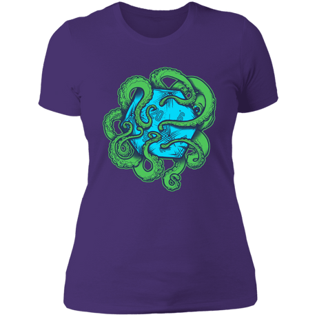 T-Shirts Purple Rush/ / S Transparent Octopus D20 Women's Premium T-Shirt