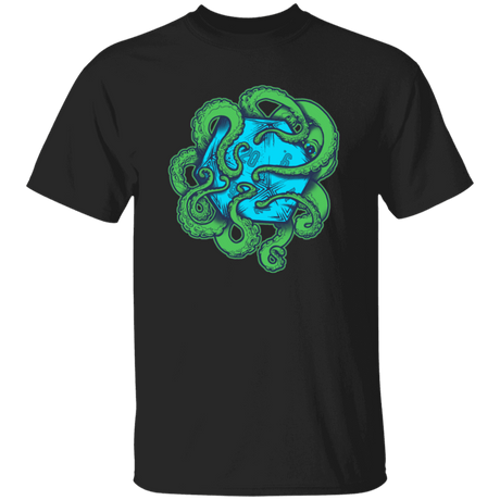 T-Shirts Black / YXS Transparent Octopus D20 Youth T-Shirt