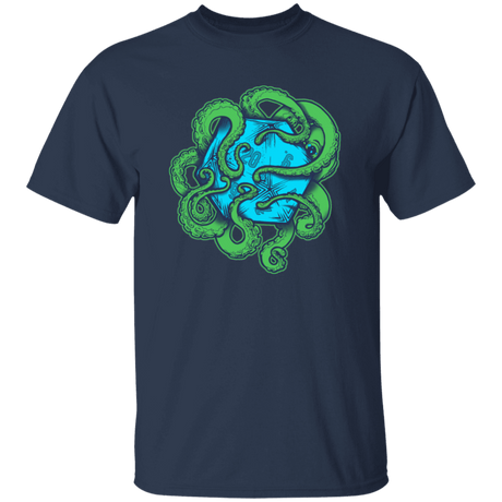 T-Shirts Navy / YXS Transparent Octopus D20 Youth T-Shirt