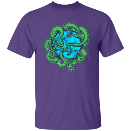 T-Shirts Purple / YXS Transparent Octopus D20 Youth T-Shirt
