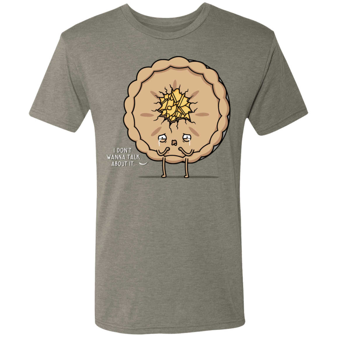 T-Shirts Venetian Grey / S Traumatized Pie Men's Triblend T-Shirt