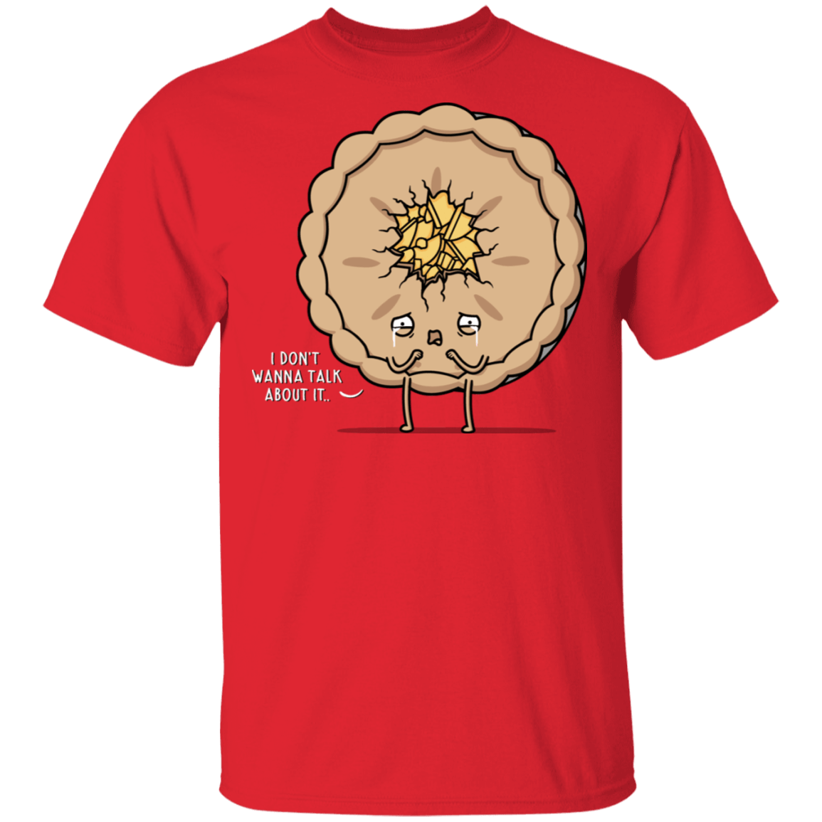 T-Shirts Red / S Traumatized Pie T-Shirt