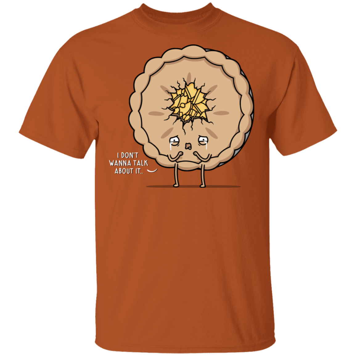 T-Shirts Texas Orange / S Traumatized Pie T-Shirt