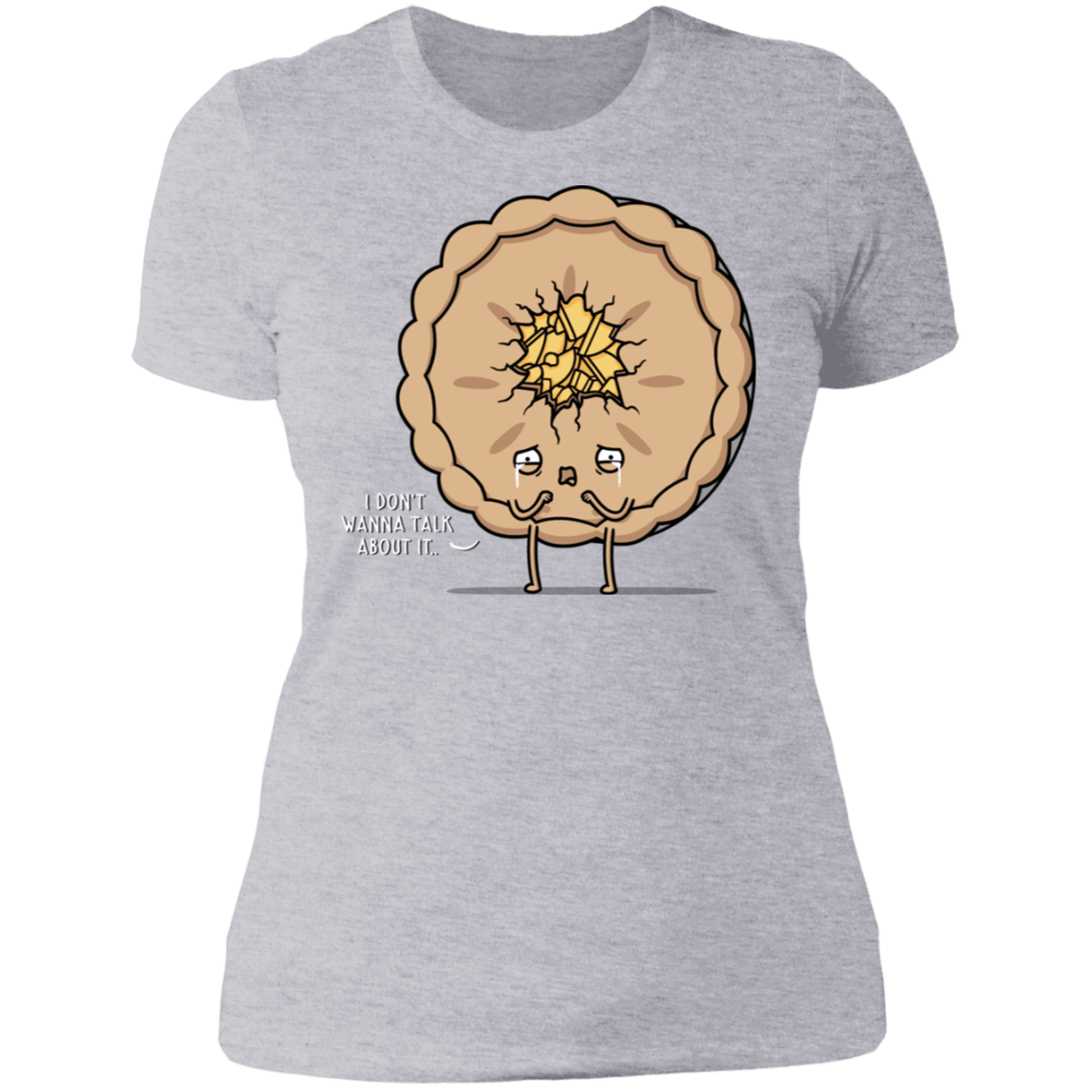 T-Shirts Heather Grey / S Traumatized Pie Women's Premium T-Shirt