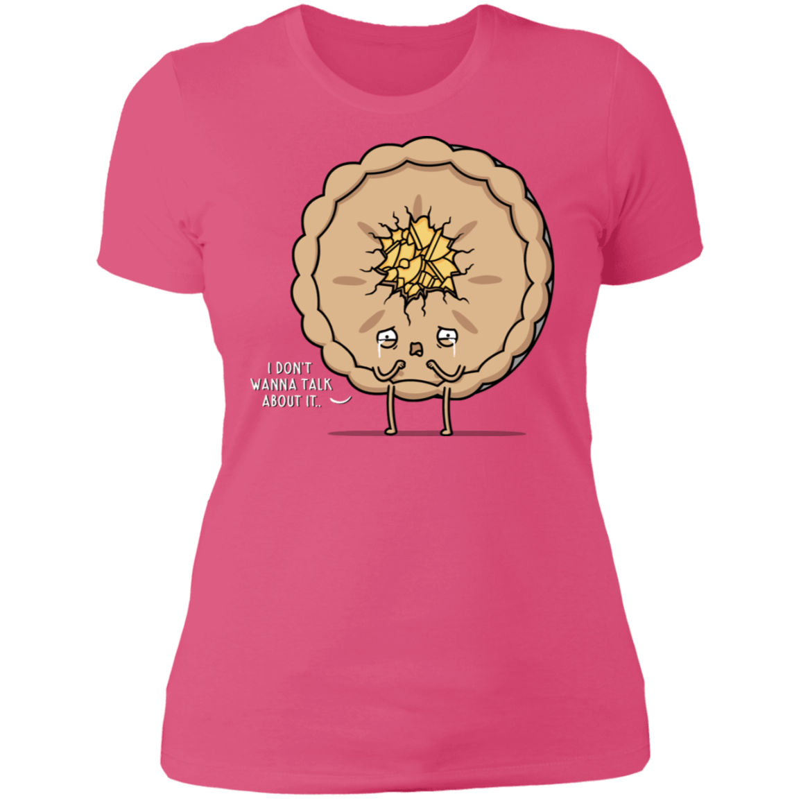 T-Shirts Hot Pink / S Traumatized Pie Women's Premium T-Shirt