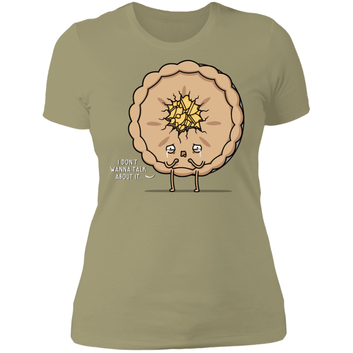 T-Shirts Light Olive / S Traumatized Pie Women's Premium T-Shirt