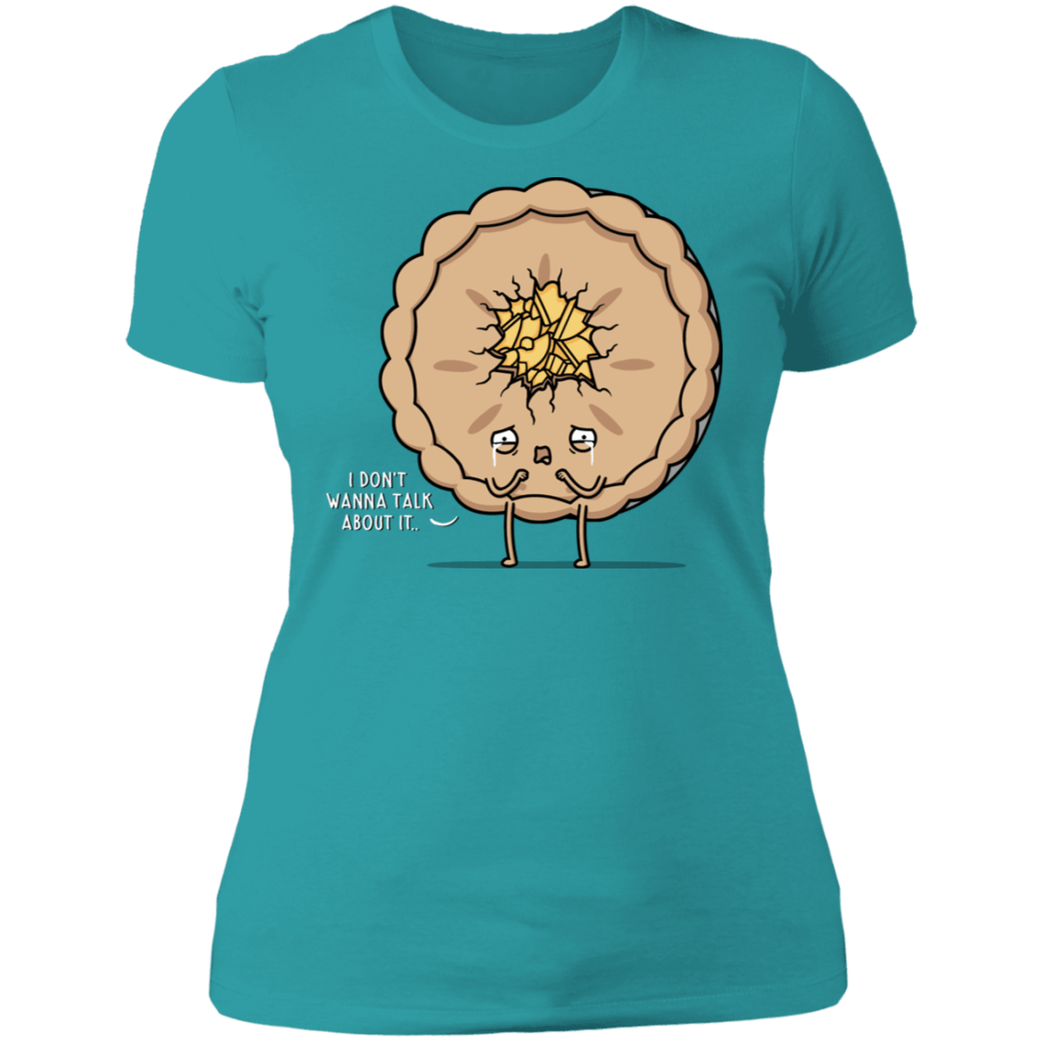 T-Shirts Tahiti Blue / S Traumatized Pie Women's Premium T-Shirt