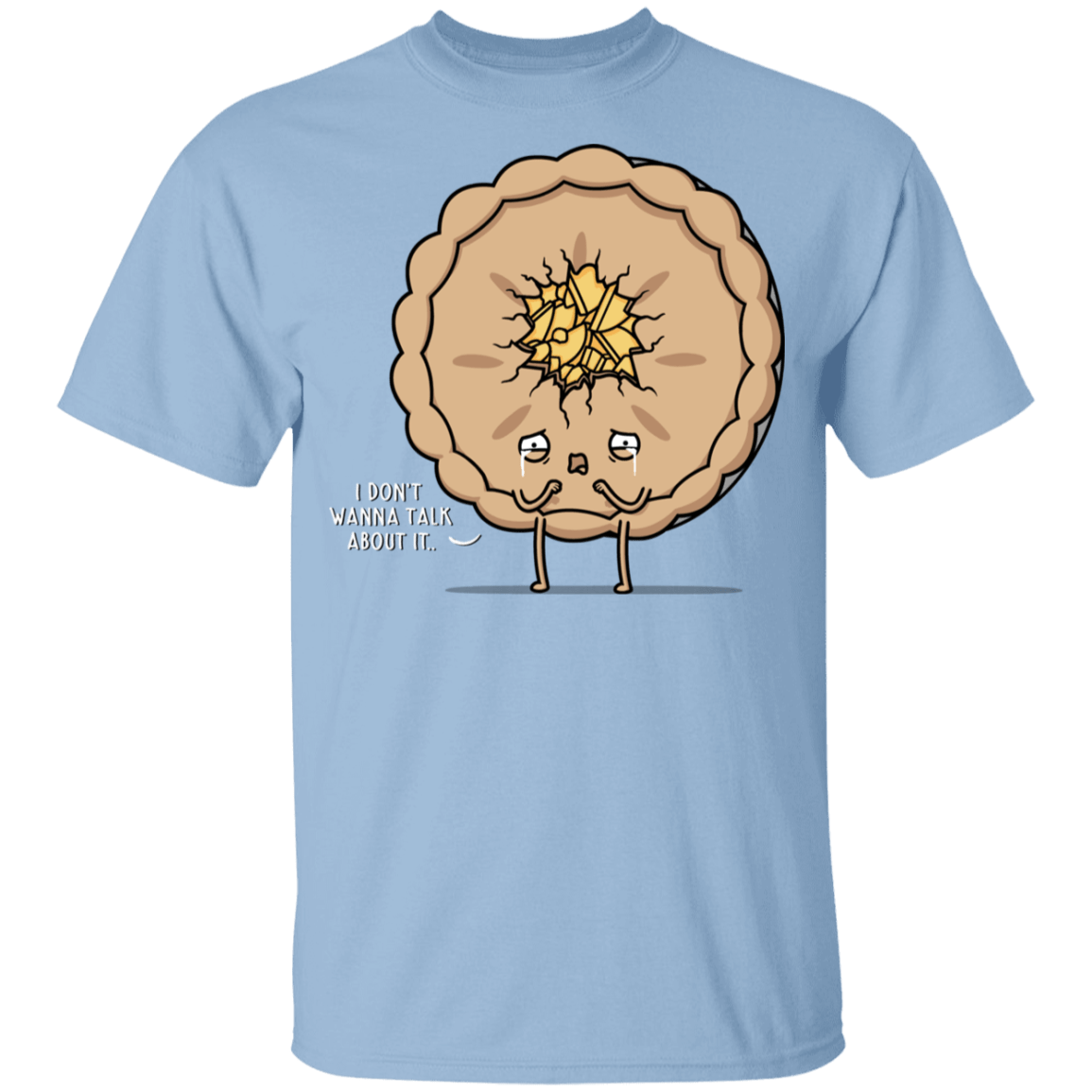 T-Shirts Light Blue / YXS Traumatized Pie Youth T-Shirt