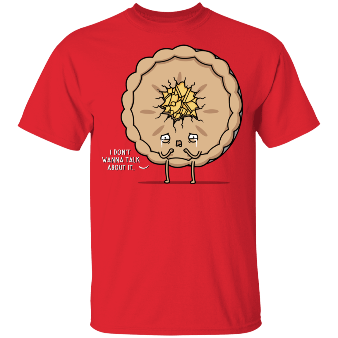 T-Shirts Red / YXS Traumatized Pie Youth T-Shirt