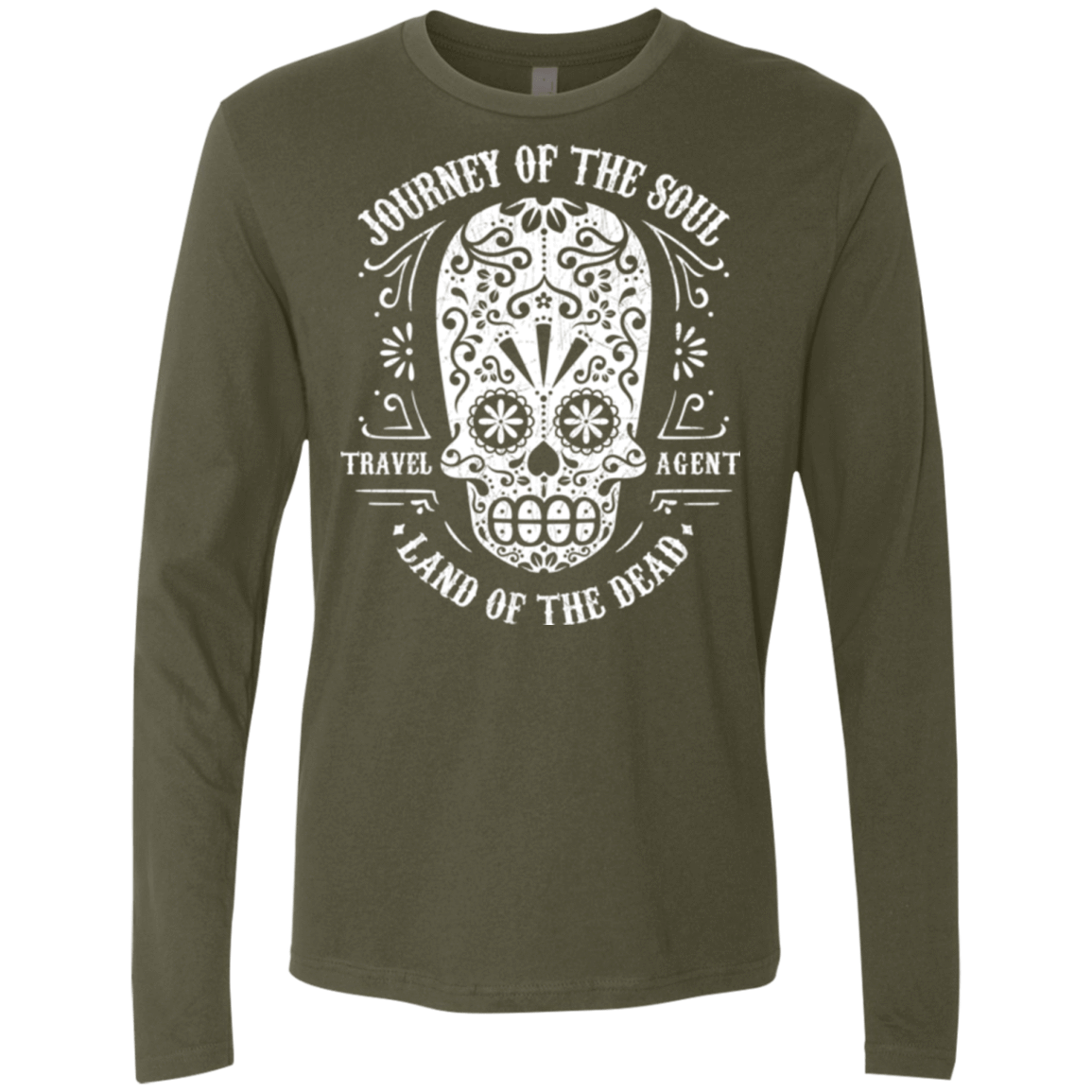 T-Shirts Military Green / Small Travel Agent Catrina Men's Premium Long Sleeve