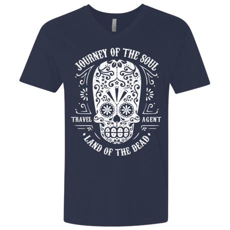 T-Shirts Midnight Navy / X-Small Travel Agent Catrina Men's Premium V-Neck