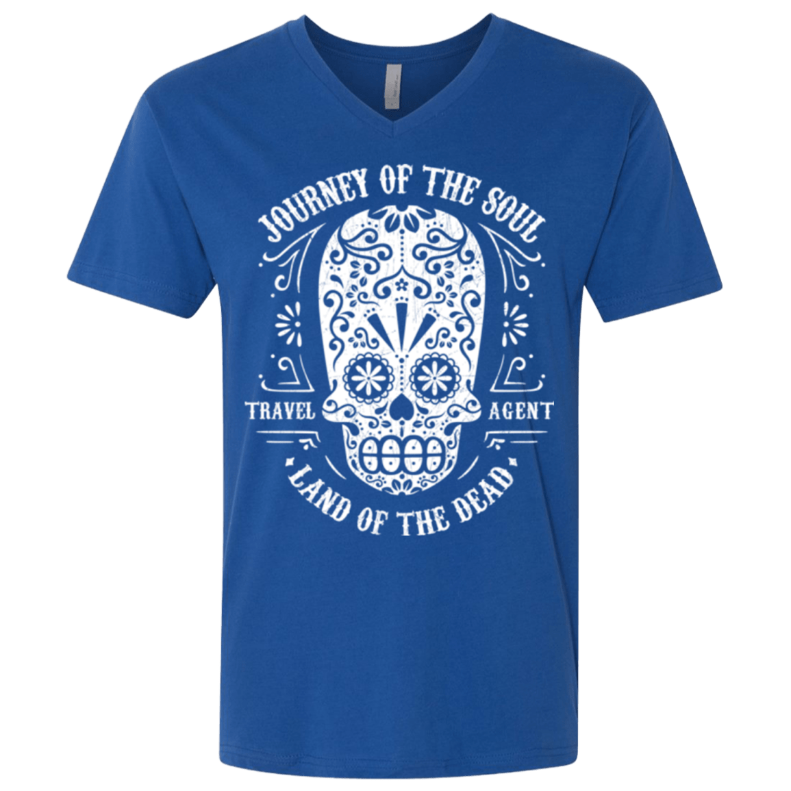 T-Shirts Royal / X-Small Travel Agent Catrina Men's Premium V-Neck