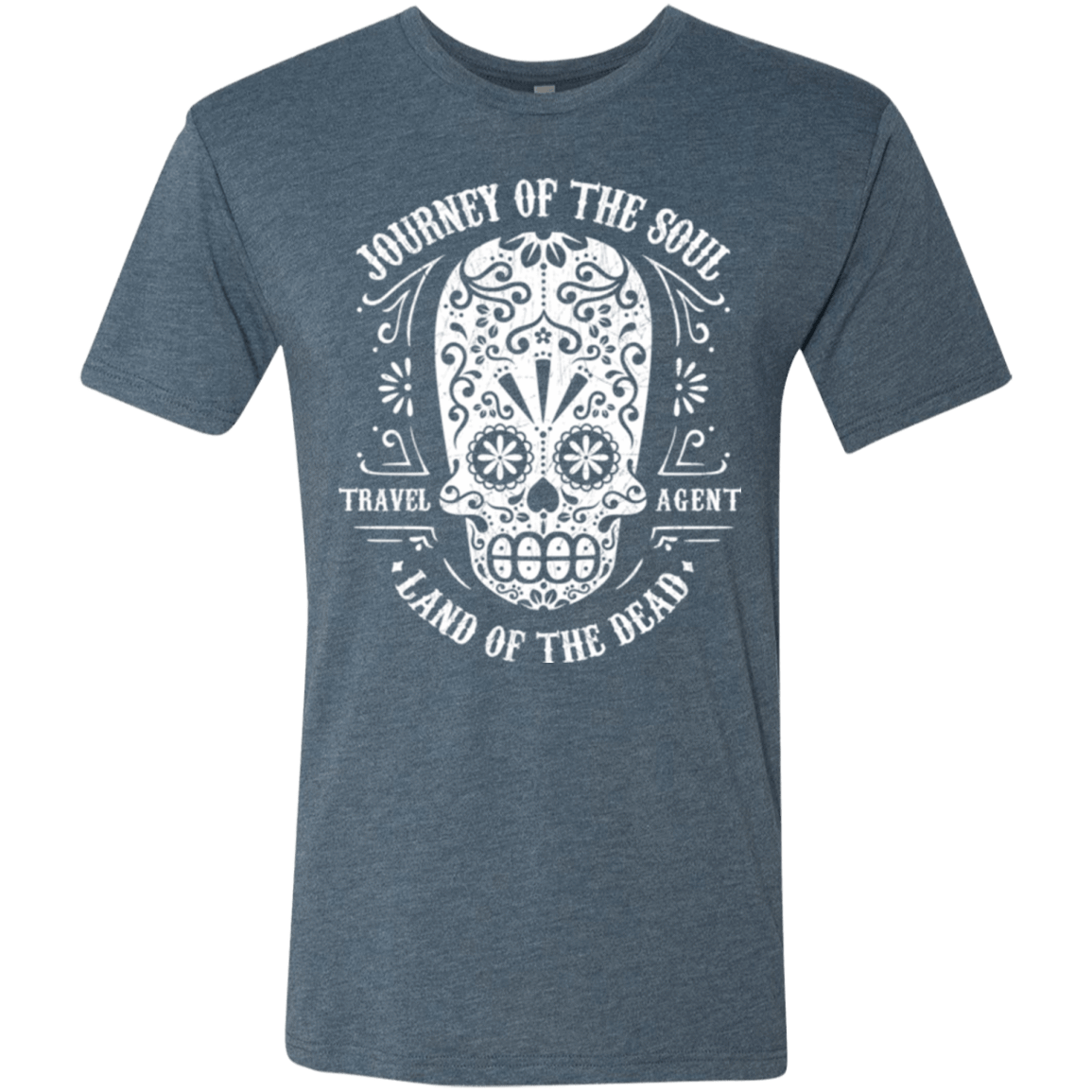 T-Shirts Indigo / Small Travel Agent Catrina Men's Triblend T-Shirt