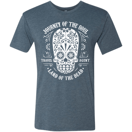 T-Shirts Indigo / Small Travel Agent Catrina Men's Triblend T-Shirt