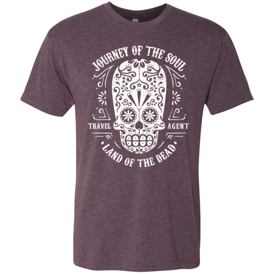 T-Shirts Vintage Purple / Small Travel Agent Catrina Men's Triblend T-Shirt