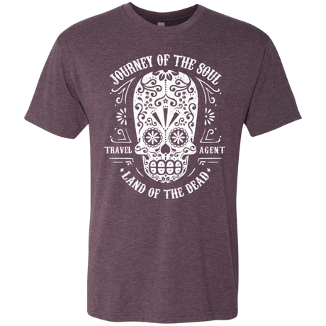 T-Shirts Vintage Purple / Small Travel Agent Catrina Men's Triblend T-Shirt