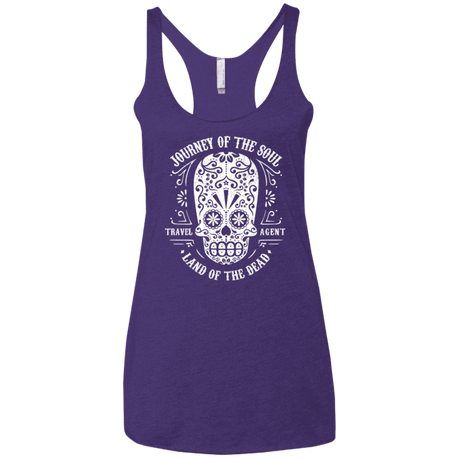 T-Shirts Purple / X-Small Travel Agent Catrina Women's Triblend Racerback Tank