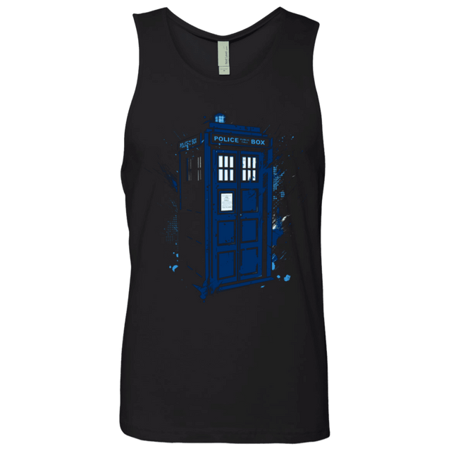 T-Shirts Black / Small Travel in Time Men's Premium Tank Top