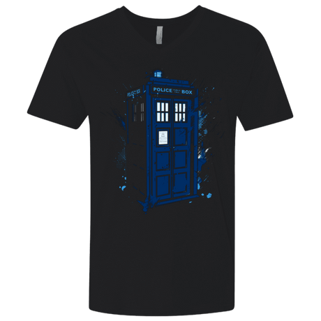 T-Shirts Black / X-Small Travel in Time Men's Premium V-Neck