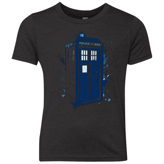 T-Shirts Vintage Black / YXS Travel in Time Youth Triblend T-Shirt