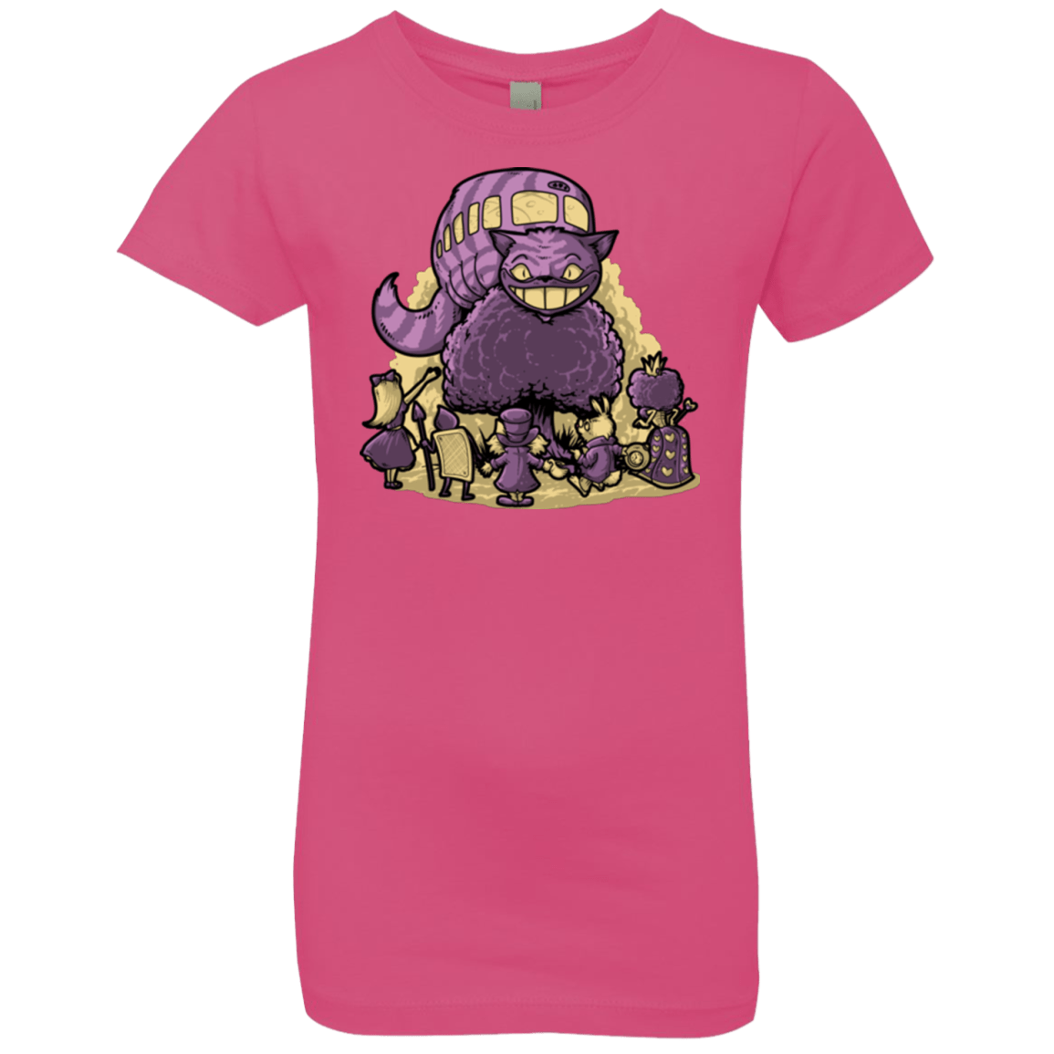 T-Shirts Hot Pink / YXS TRAVELING WONDERLAND Girls Premium T-Shirt