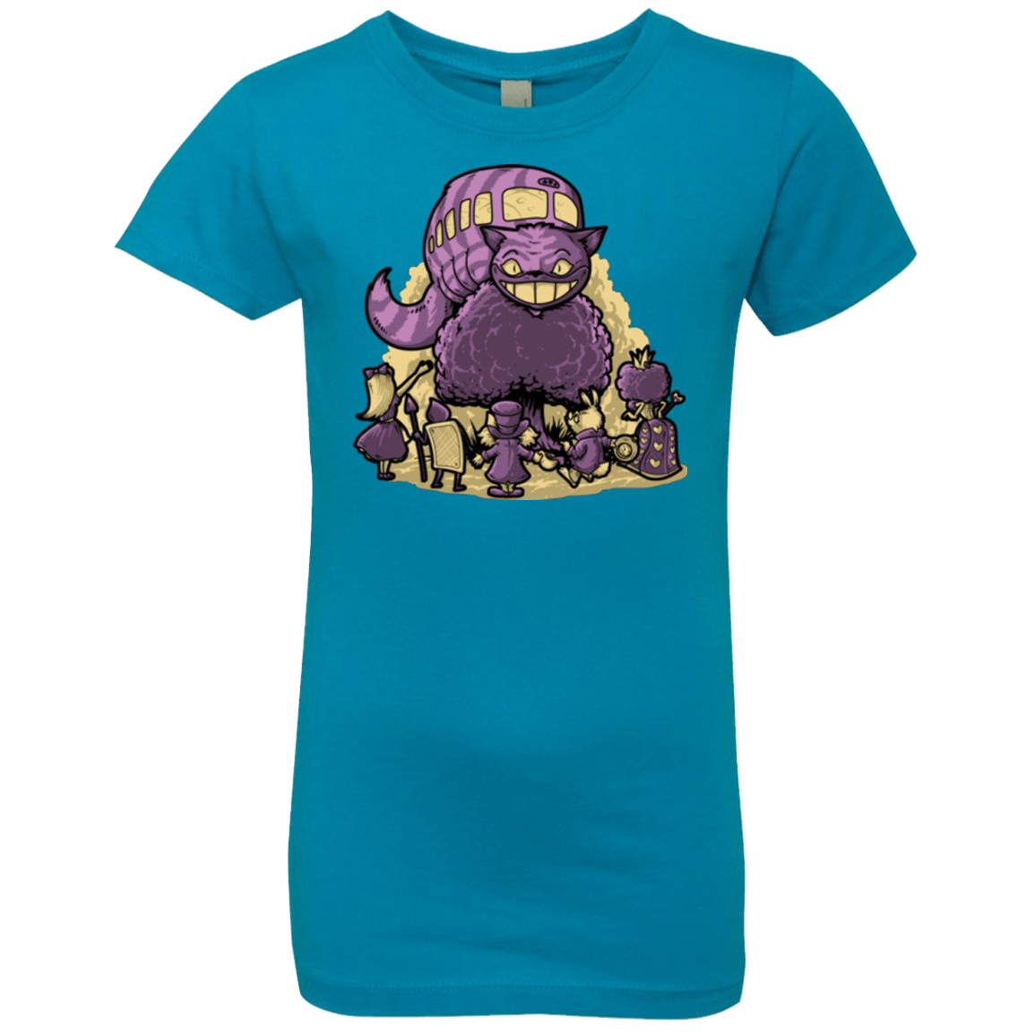 T-Shirts Turquoise / YXS TRAVELING WONDERLAND Girls Premium T-Shirt