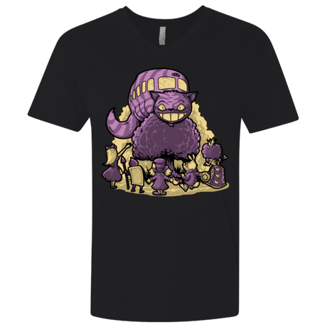 T-Shirts Black / X-Small TRAVELING WONDERLAND Men's Premium V-Neck