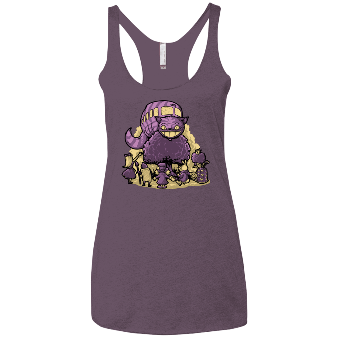 T-Shirts Vintage Purple / X-Small TRAVELING WONDERLAND Women's Triblend Racerback Tank