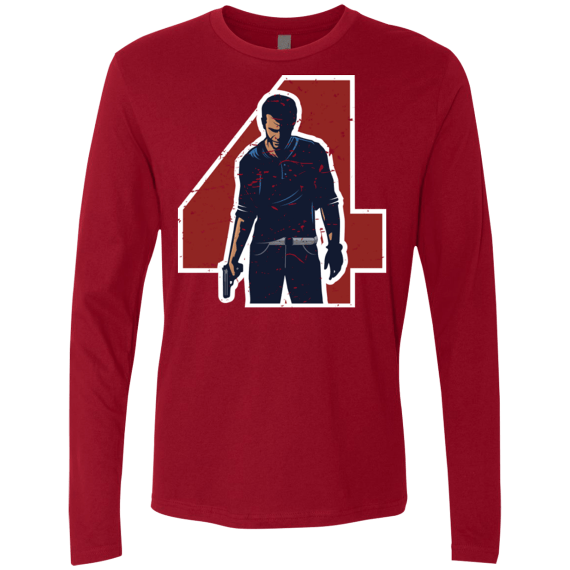 T-Shirts Cardinal / Small Treasure Hunter Men's Premium Long Sleeve