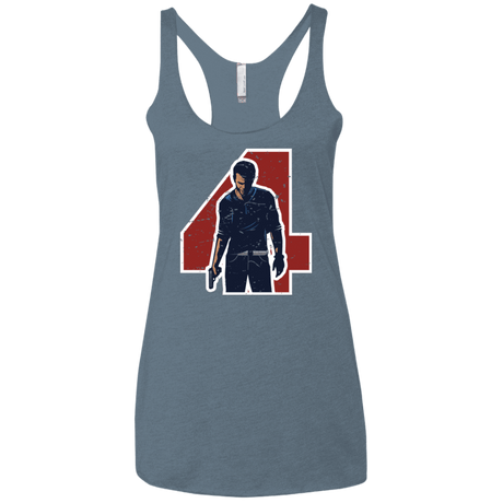 T-Shirts Indigo / X-Small Treasure Hunter Women's Triblend Racerback Tank