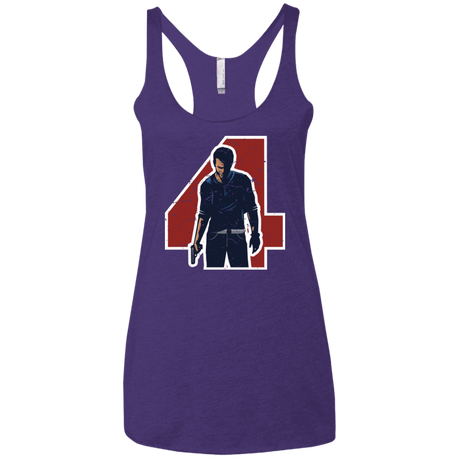 T-Shirts Purple / X-Small Treasure Hunter Women's Triblend Racerback Tank