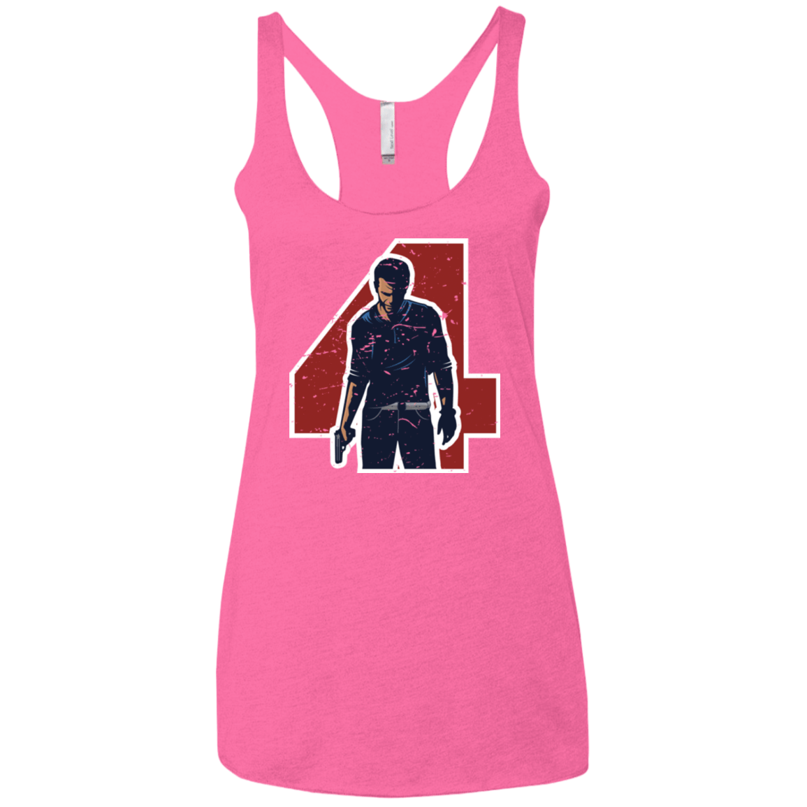 T-Shirts Vintage Pink / X-Small Treasure Hunter Women's Triblend Racerback Tank
