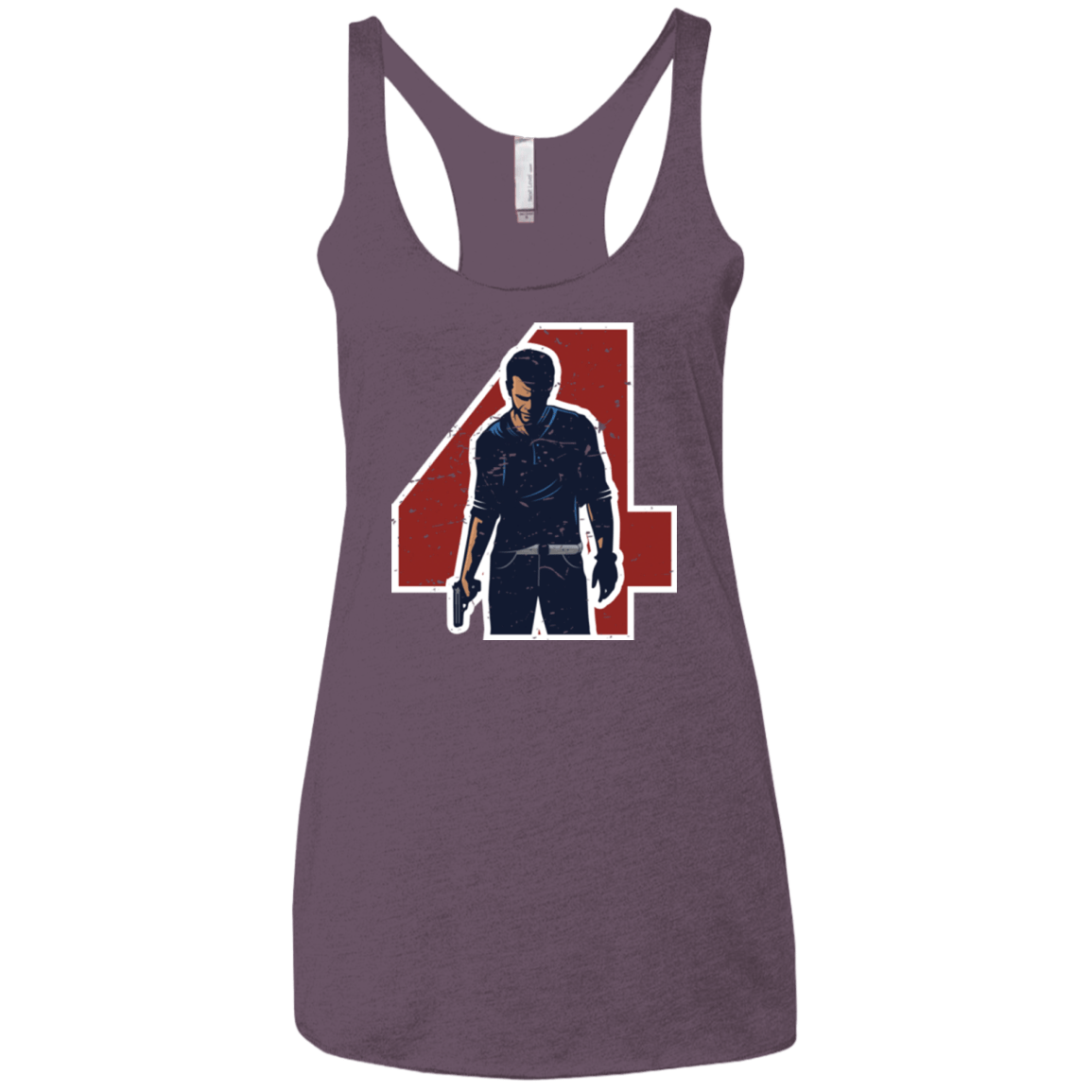 T-Shirts Vintage Purple / X-Small Treasure Hunter Women's Triblend Racerback Tank