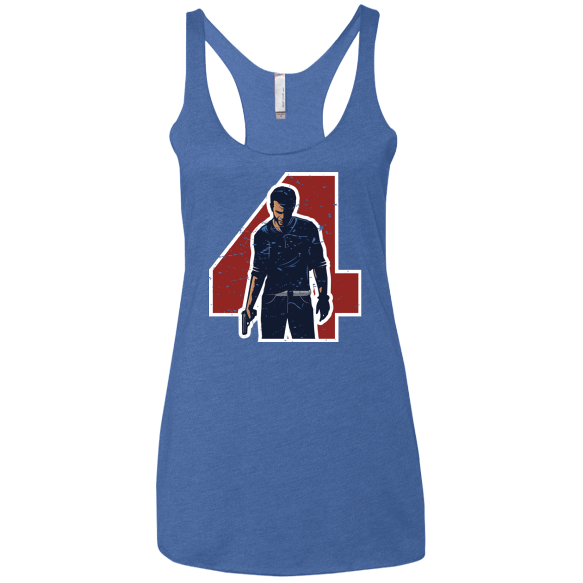 T-Shirts Vintage Royal / X-Small Treasure Hunter Women's Triblend Racerback Tank