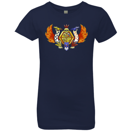 T-Shirts Midnight Navy / YXS Treasure Hunters Crest Girls Premium T-Shirt
