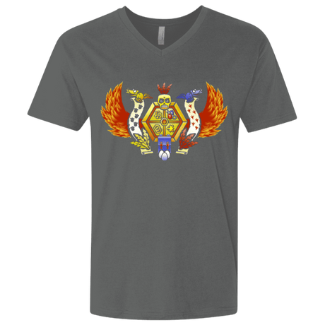 T-Shirts Heavy Metal / X-Small Treasure Hunters Crest Men's Premium V-Neck