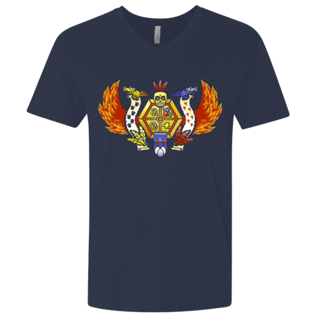 T-Shirts Midnight Navy / X-Small Treasure Hunters Crest Men's Premium V-Neck