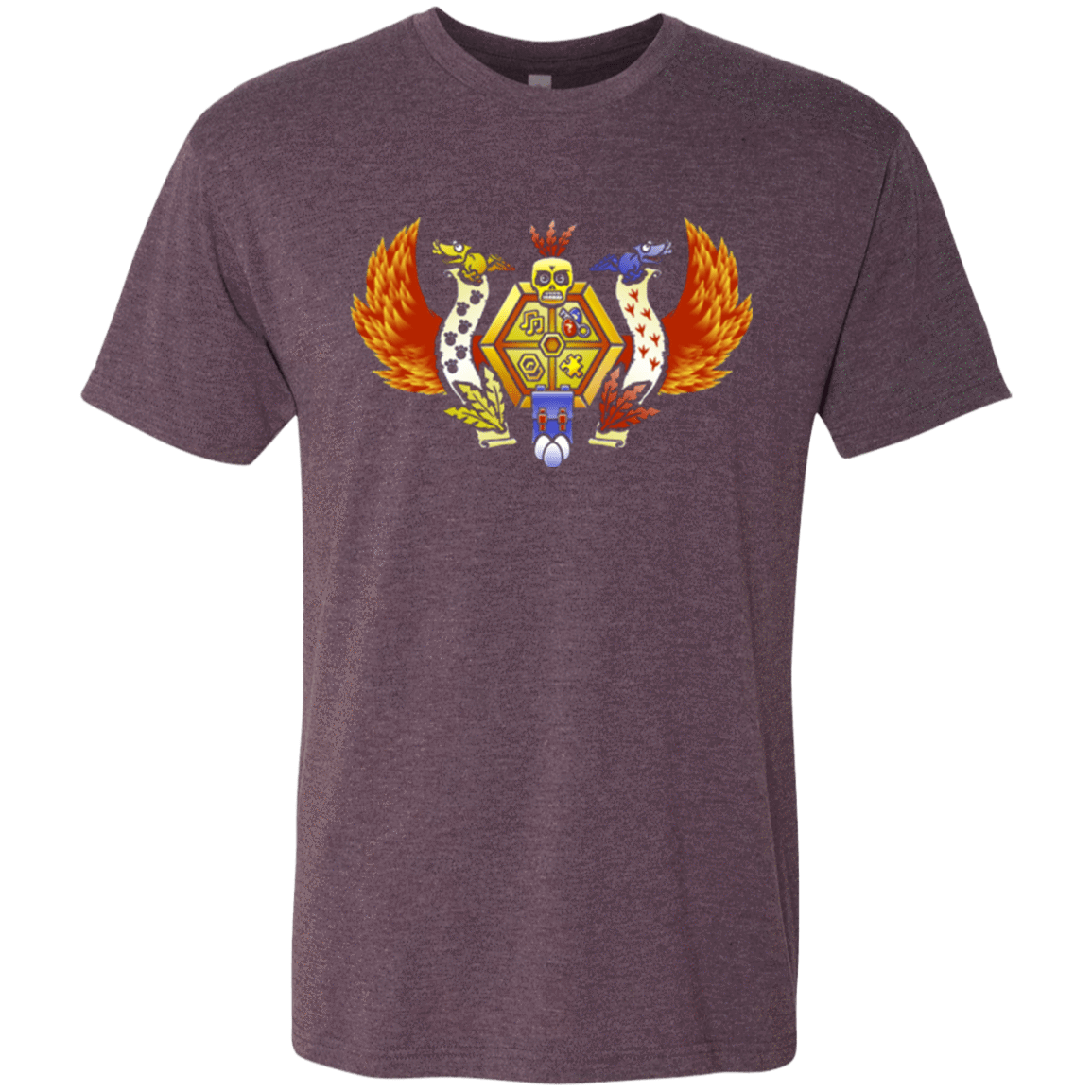 T-Shirts Vintage Purple / Small Treasure Hunters Crest Men's Triblend T-Shirt