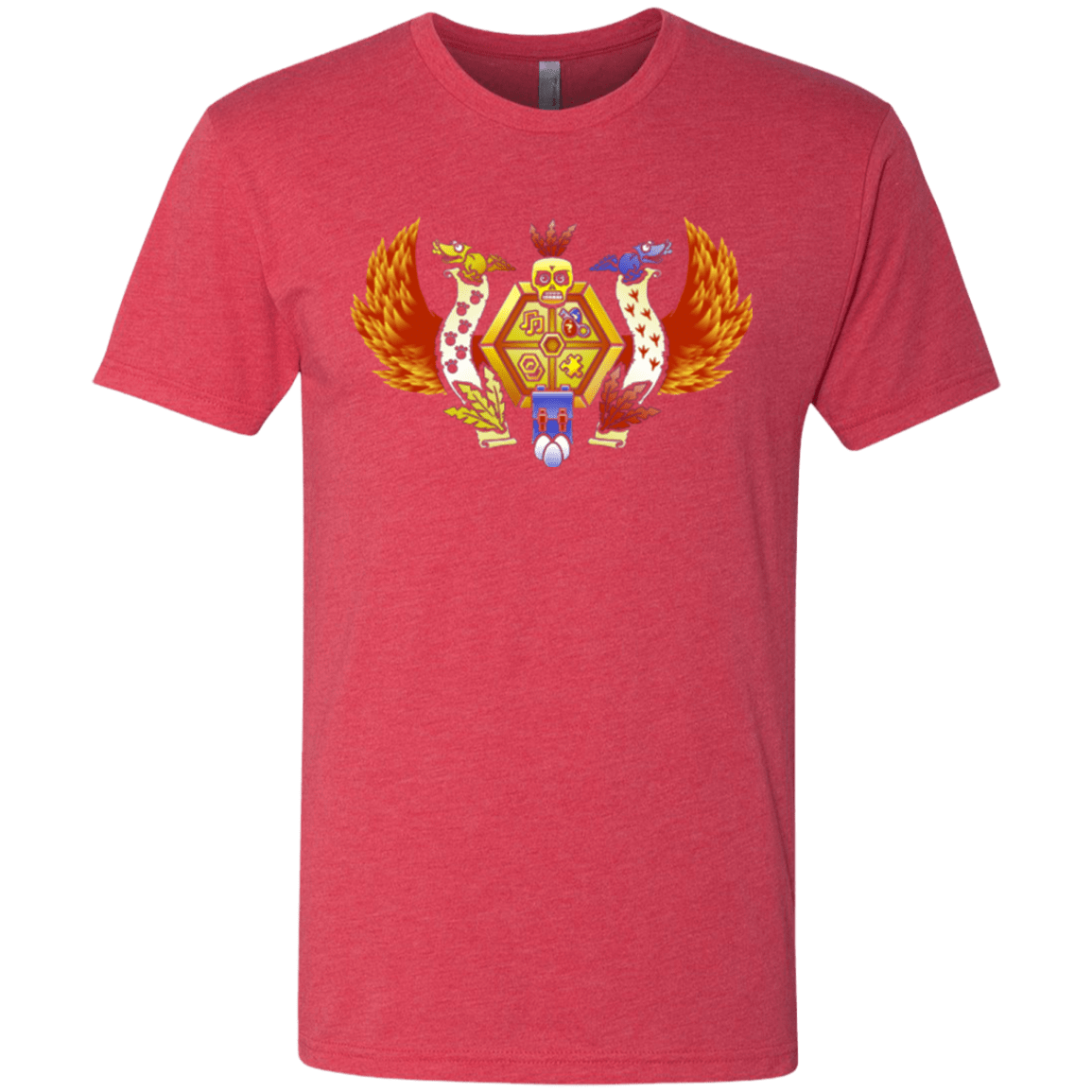 T-Shirts Vintage Red / Small Treasure Hunters Crest Men's Triblend T-Shirt