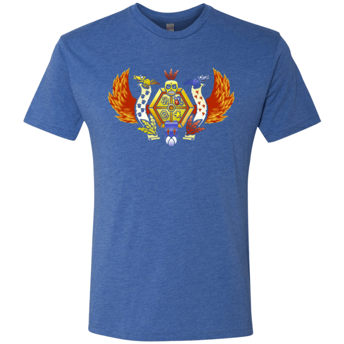 T-Shirts Vintage Royal / Small Treasure Hunters Crest Men's Triblend T-Shirt