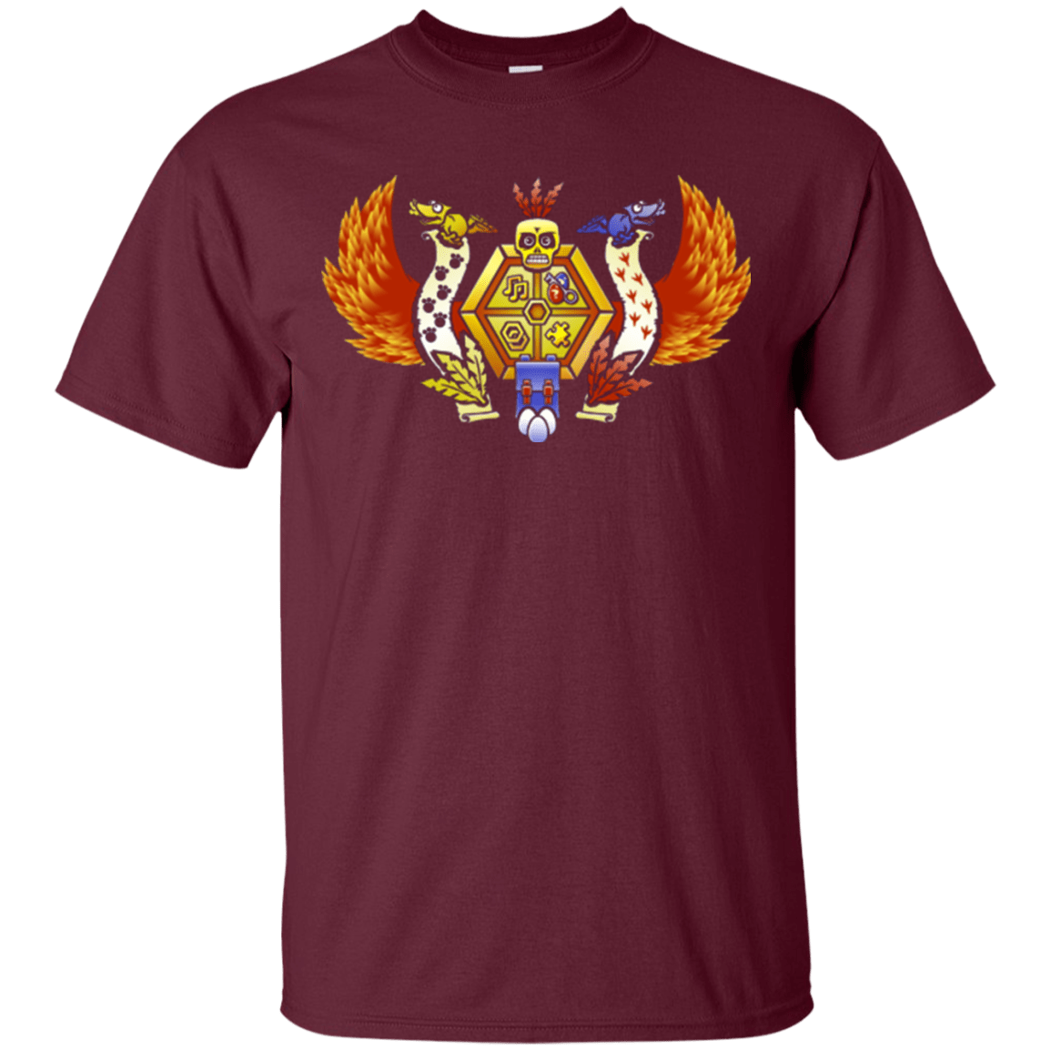 T-Shirts Maroon / Small Treasure Hunters Crest T-Shirt