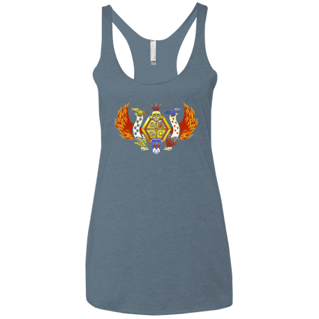 T-Shirts Indigo / X-Small Treasure Hunters Crest Women's Triblend Racerback Tank