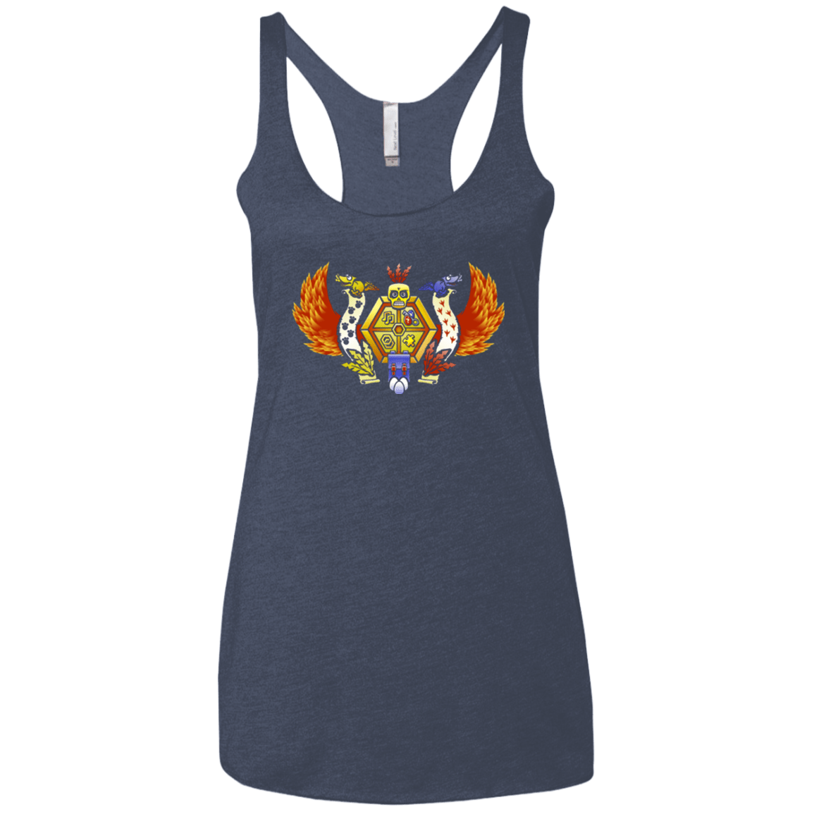T-Shirts Vintage Navy / X-Small Treasure Hunters Crest Women's Triblend Racerback Tank