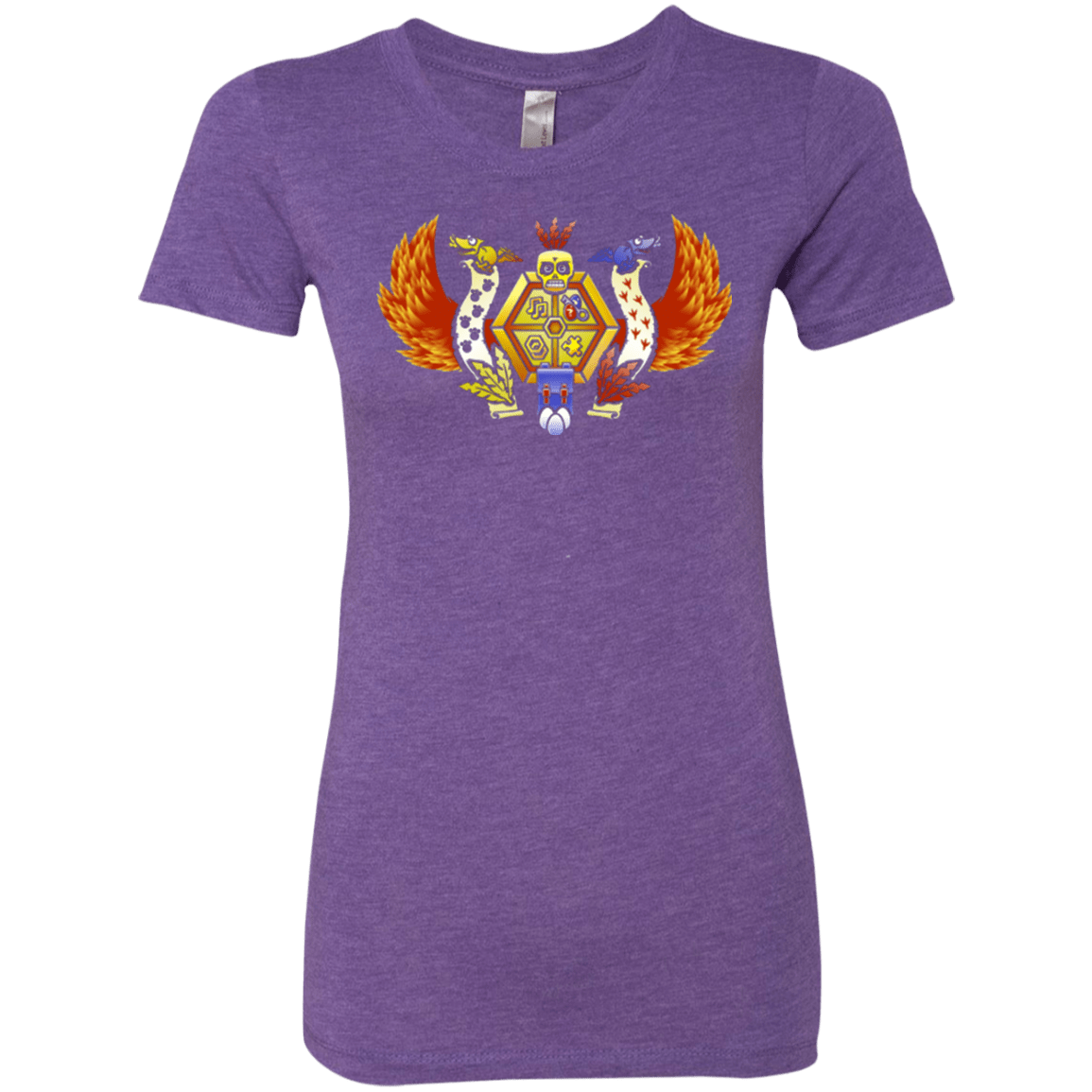 T-Shirts Purple Rush / Small Treasure Hunters Crest Women's Triblend T-Shirt