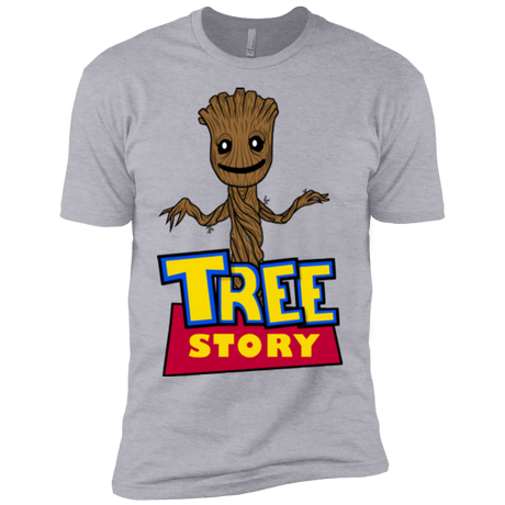 T-Shirts Heather Grey / YXS TREE STORY Boys Premium T-Shirt