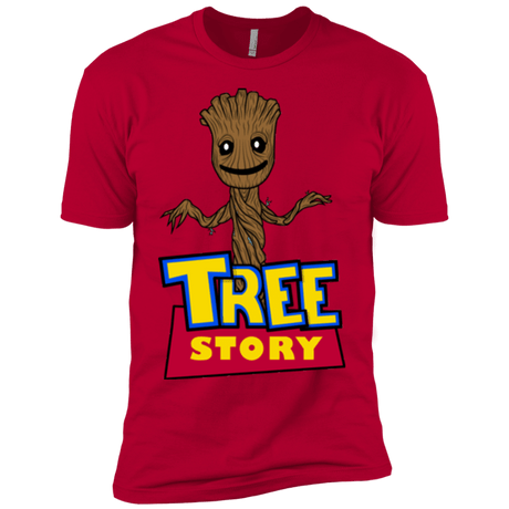 T-Shirts Red / YXS TREE STORY Boys Premium T-Shirt