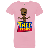 T-Shirts Light Pink / YXS TREE STORY Girls Premium T-Shirt