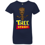 T-Shirts Midnight Navy / YXS TREE STORY Girls Premium T-Shirt