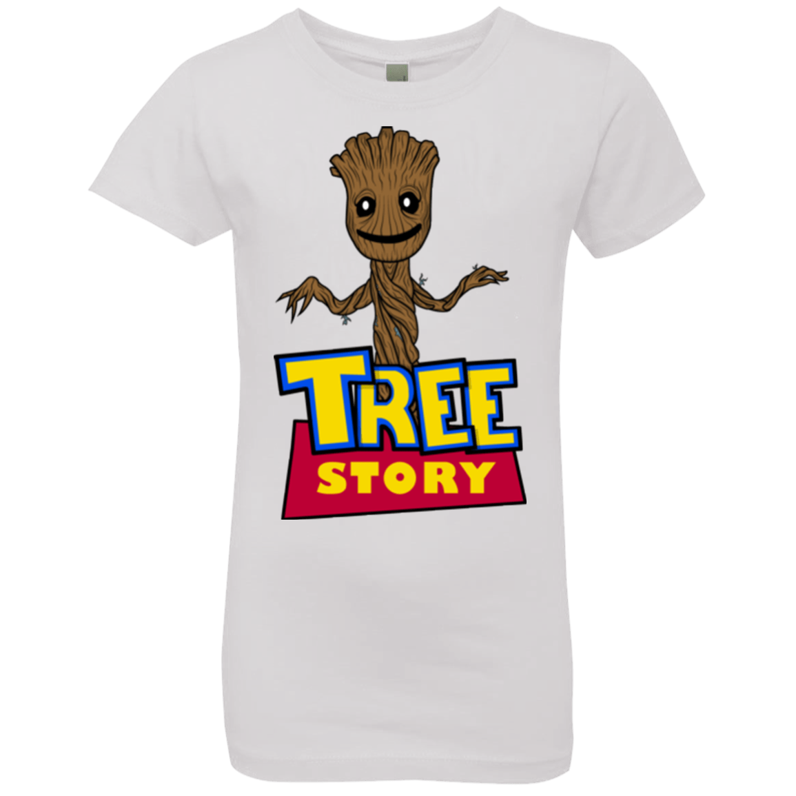 T-Shirts White / YXS TREE STORY Girls Premium T-Shirt