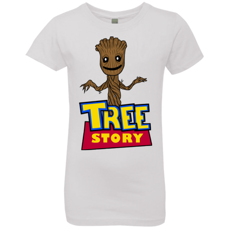 T-Shirts White / YXS TREE STORY Girls Premium T-Shirt